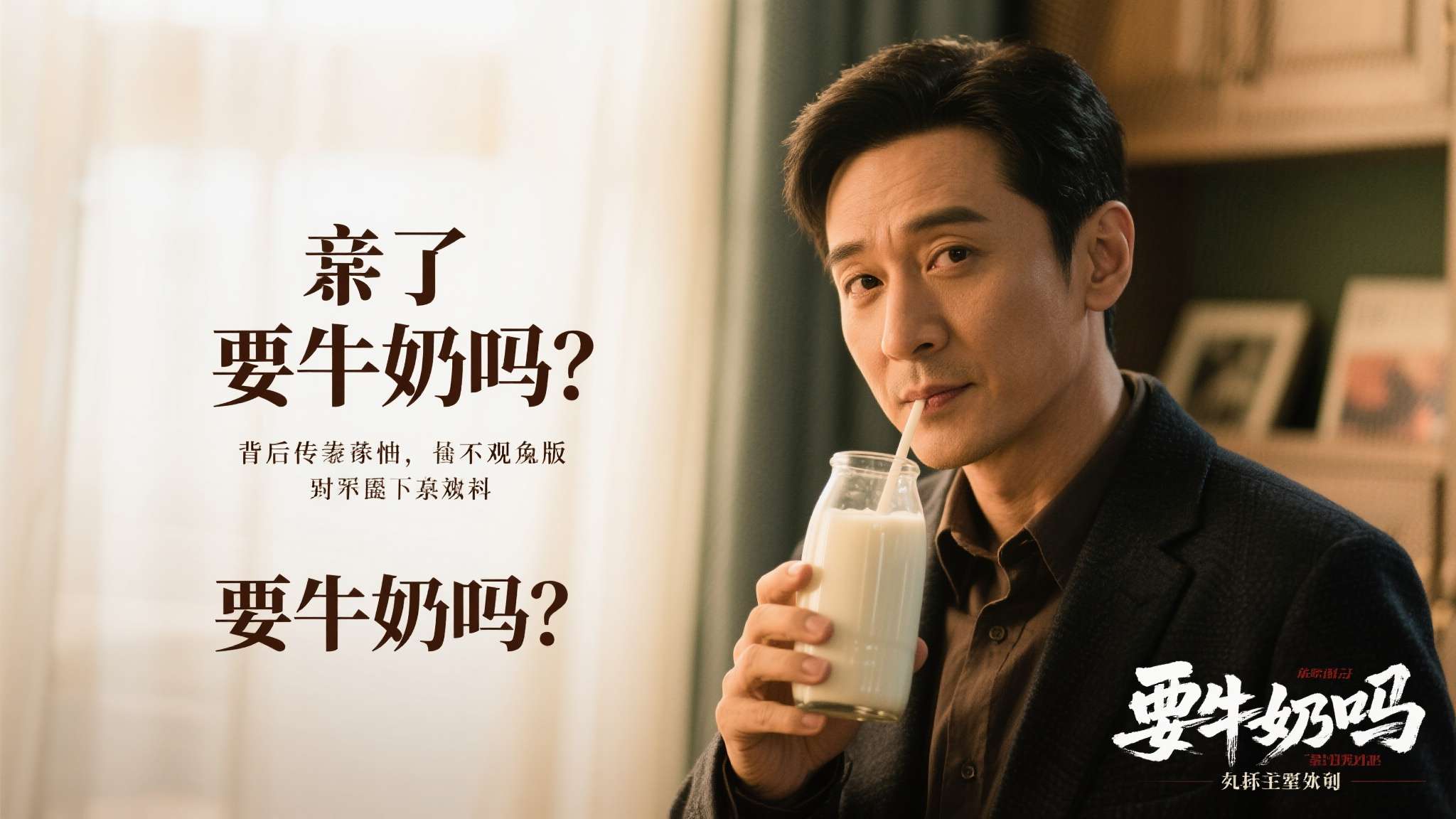 这句看似随意的"要牛奶吗"，背后承载的，是观众对一部作品发自内心的喜爱，以及对一