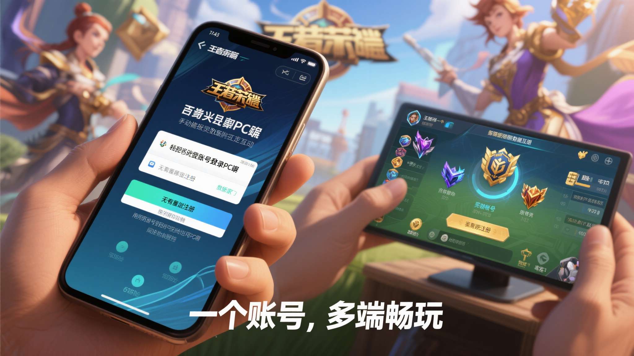 值得关注的是，PC端与移动端实现了账号数据完全互通。玩家无需重新注册，使用原有账